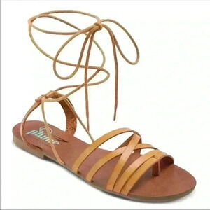 PLUME by Faryl Robin Mason Woven Lace Sandal